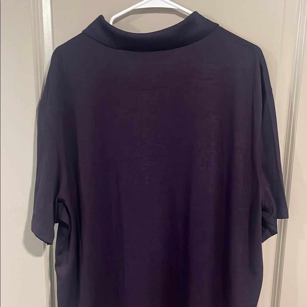 Haggar Men's XXL Purple Polo - Picture 2 of 2